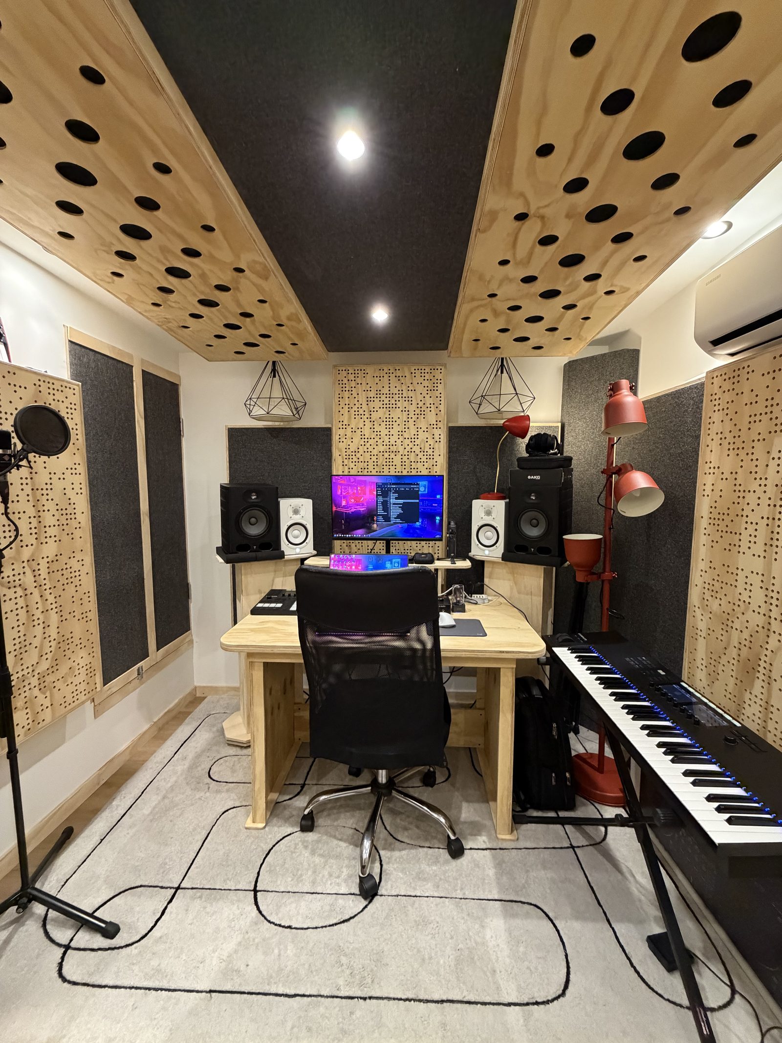 Estudio de grabación, vista general