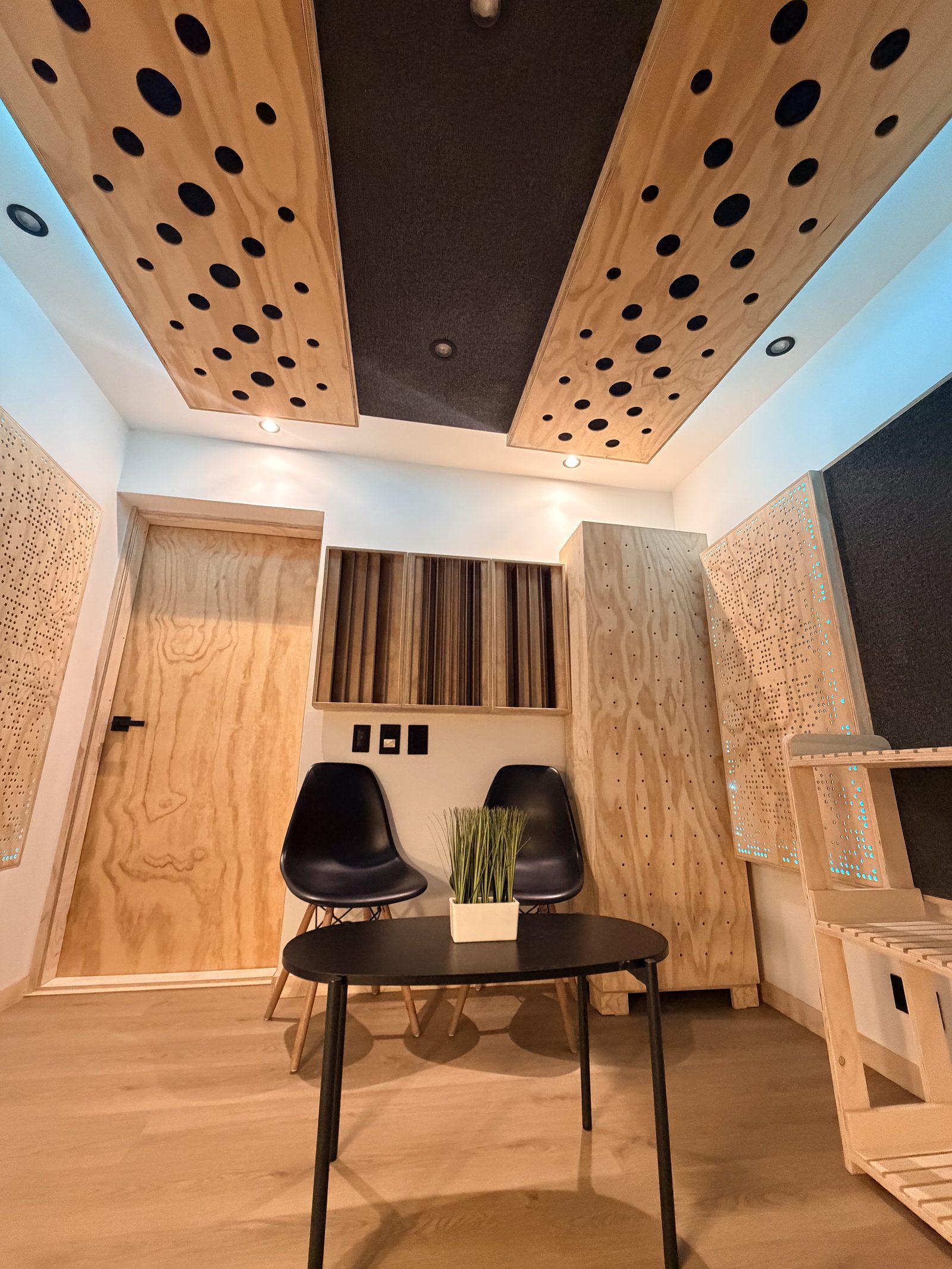 Zona de estar del estudio