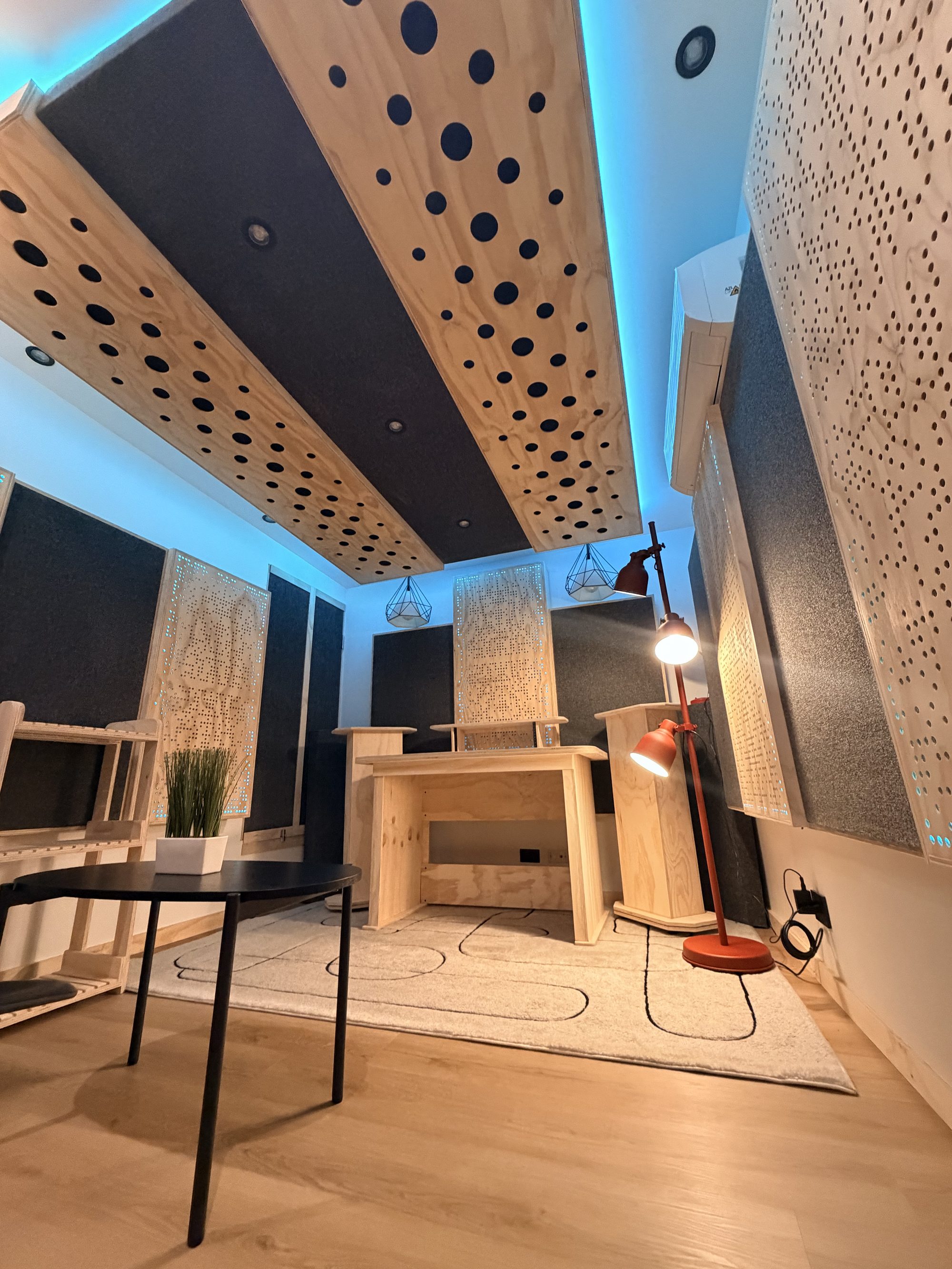 Estudio de grabación diseñado y construido por SN Acoustics Lab